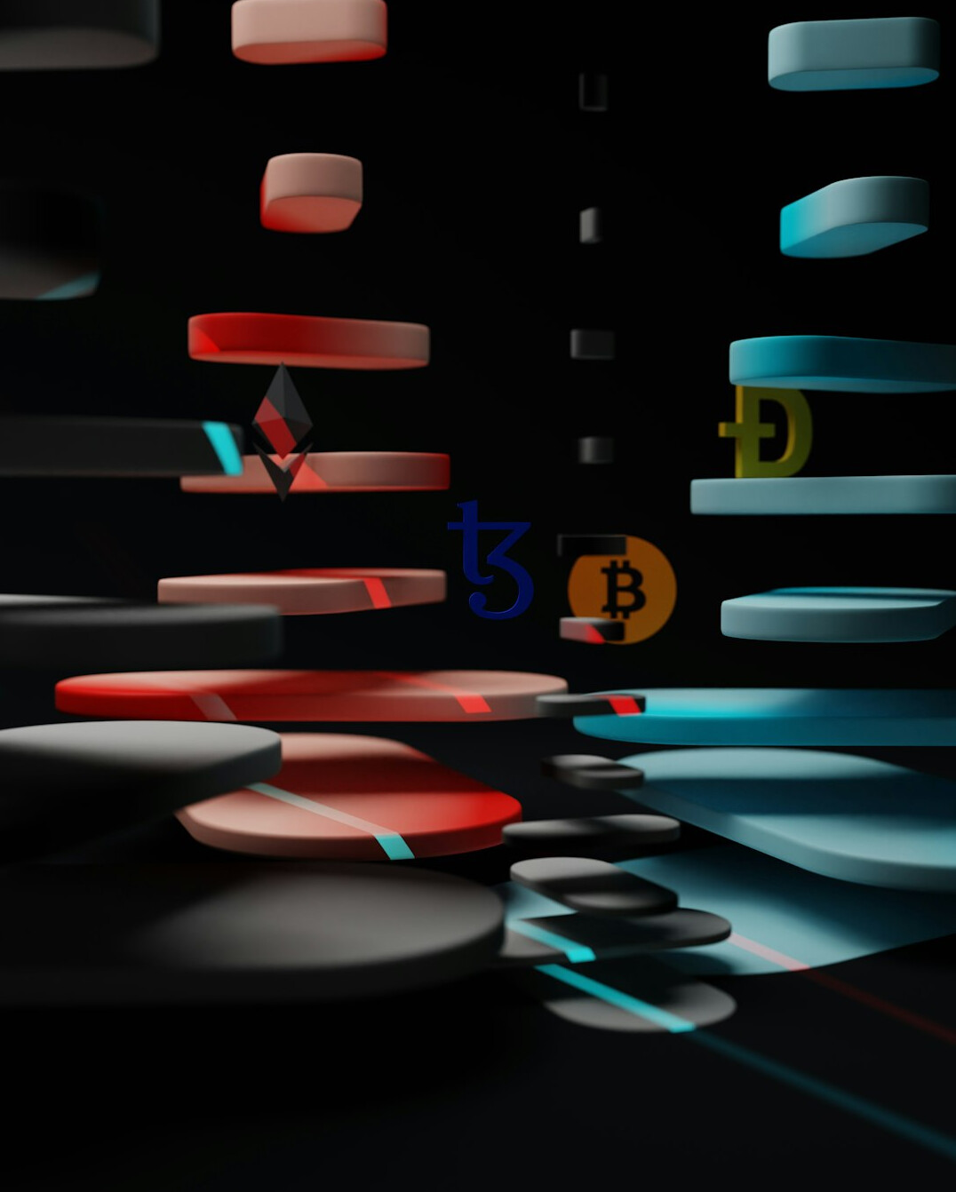blockchain technology visualization